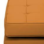 Pouf repose-pieds Chelsea Cuir véritable Cuir véritable Gad : Cognac I - Cylindre