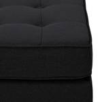 Pouf repose-pieds Chelsea Tissu Tissu Selva : Anthracite - Luge