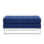 Pouf repose-pieds Chelsea Tissu Tissu Ramira : Bleu - Luge