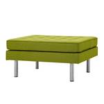 Pouf repose-pieds Chelsea Tissu Tissu Ramira : Citron vert - Cylindre