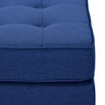 Pouf repose-pieds Chelsea Tissu Tissu Ramira : Bleu - Cylindre
