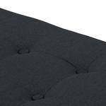 Pouf repose-pieds Chelsea Tissu Tissu Ramira : Anthracite - Cylindre