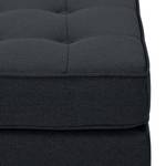 Pouf repose-pieds Chelsea Tissu Tissu Ramira : Anthracite - Cylindre