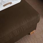 Repose-pieds Davao Microfibre - Marron