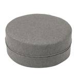 Gestoffeerde hocker Deconstructed 50/20 geweven stof - Stof Flashtex: Light Grey