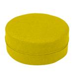 Gestoffeerde hocker Deconstructed 50/20 geweven stof - Stof Soft: Mustard Flower