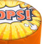 Polsterhocker Dot Com Oops Webstoff - Orange / Gelb