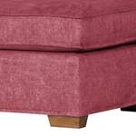 Tabouret rembourré Durana Microfibre - Rouge Bordeaux