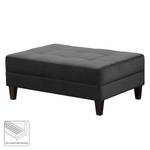 Pouf repose-pieds Elnora Velours - Anthracite