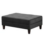 Pouf repose-pieds Elnora Velours - Anthracite