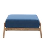 Ottoman Fleek Tissu Ever : Bleu foncé - Marron