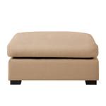 Pouf repose-pieds Glasco Tissu Tissu Osta: Cappuccino