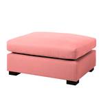 Pouf repose-pieds Glasco Tissu Tissu Osta: Corail