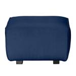 Polsterhocker I Grady Webstoff Blau - Textil - 64 x 45 x 45 cm