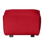 Polsterhocker I Grady Webstoff Rot - Textil - 64 x 45 x 45 cm