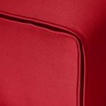 Polsterhocker I Grady Webstoff Rot - Textil - 64 x 45 x 45 cm