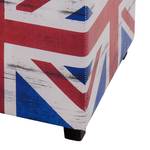 Sgabello imbottito Great Britain Blu/Rosso/Bianco