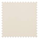 Polsterhocker Houston Echtleder Echtleder Neka: Creme - Chrom