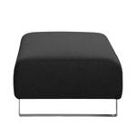 Pouf repose-pieds Kato Tissu - Tissu Felia II : Anthracite