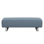 Pouf repose-pieds Kato Tissu - Tissu Felia II : Bleu clair