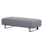 Pouf repose-pieds Kato Tissu - Tissu Felia II : Gris clair