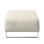 Pouf repose-pieds Kato Tissu - Tissu Lotana : Beige clair