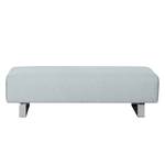 Pouf repose-pieds Kato Tissu - Tissu Lotana : Gris clair