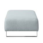 Pouf repose-pieds Kato Tissu - Tissu Lotana : Gris clair