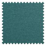 Gestoffeerde hocker Kato geweven stof - Stof Lotana: Turquoise