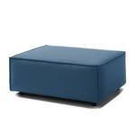 Repose-pieds KINX rectangulaire Tissu - Tissu Osta: Bleu foncé