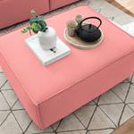 Repose-pieds KINX rectangulaire Tissu - Tissu Osta: Corail