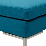 Gestoffeerde hocker Madison geweven stof Geweven stof Anda II: Turquoise