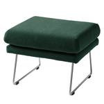 Pouf repose-pieds Maximus Velours - Vert foncé