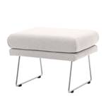 Gestoffeerde hocker Maximus geweven stof Stof Floreana: Beige