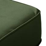 Pouf repose-pieds Miscol Velours - Vert vieilli