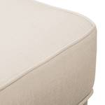 Polsterhocker Miscol geweven stof - Beige