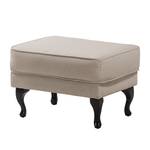 Pouf repose-pieds Miscol Tissu - Cappuccino