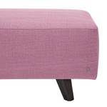 Gestoffeerde hocker Nordic Pure geweven stof - Stof TUS: 28 fuchsia