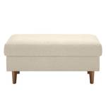 Polsterhocker Omnia II Webstoff Webstoff Saia: Beige - Eiche