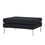 Pouf repose-pieds Portobello Tissu Tissu Ramira : Anthracite - Angulaire