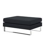 Pouf repose-pieds Portobello Tissu Tissu Ramira : Anthracite - Luge