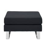 Pouf repose-pieds Portobello Tissu Tissu Ramira : Anthracite - Luge