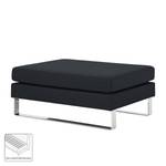 Pouf repose-pieds Portobello Tissu Tissu Ramira : Anthracite - Luge