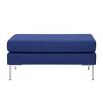 Pouf repose-pieds Portobello Tissu Tissu Ramira : Bleu - Angulaire