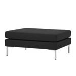 Pouf repose-pieds Portobello Tissu Tissu Selva : Anthracite - Angulaire