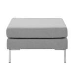 Pouf repose-pieds Portobello Tissu Tissu Selva : Gris - Angulaire