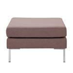 Pouf repose-pieds Portobello Tissu Tissu Milan : Gris-Marron - Angulaire