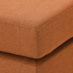 Pouf repose-pieds Portobello Tissu Tissu Milan : Marron rouille - Angulaire