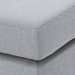 Pouf repose-pieds Portobello Tissu Tissu Milan : Gris clair - Angulaire