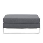 Pouf repose-pieds Portobello Tissu Tissu Milan : Anthracite - Luge